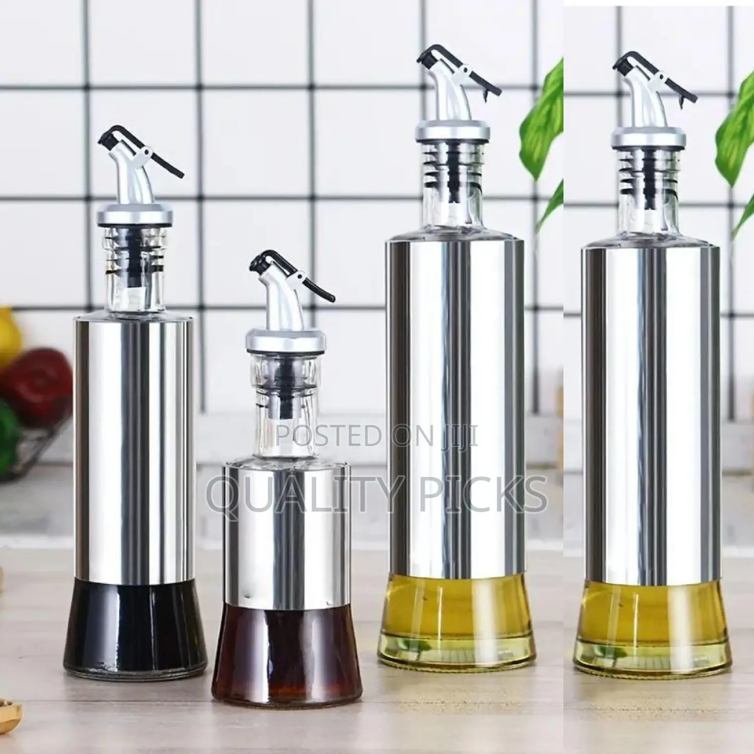 Glass Cooking Oil Bottle