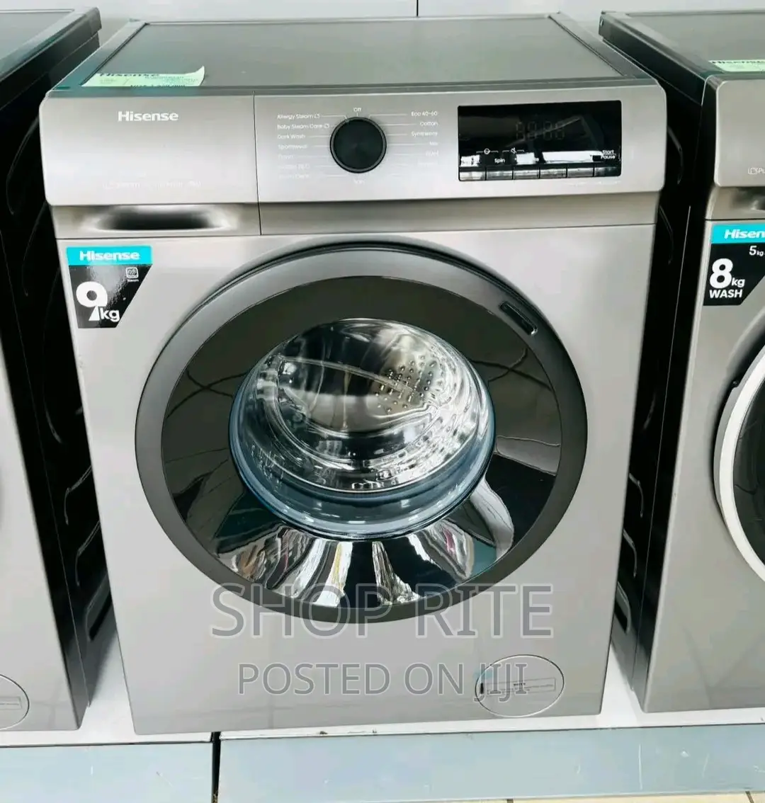 Hisense 9kgs Front Loader Washing Machine's Original