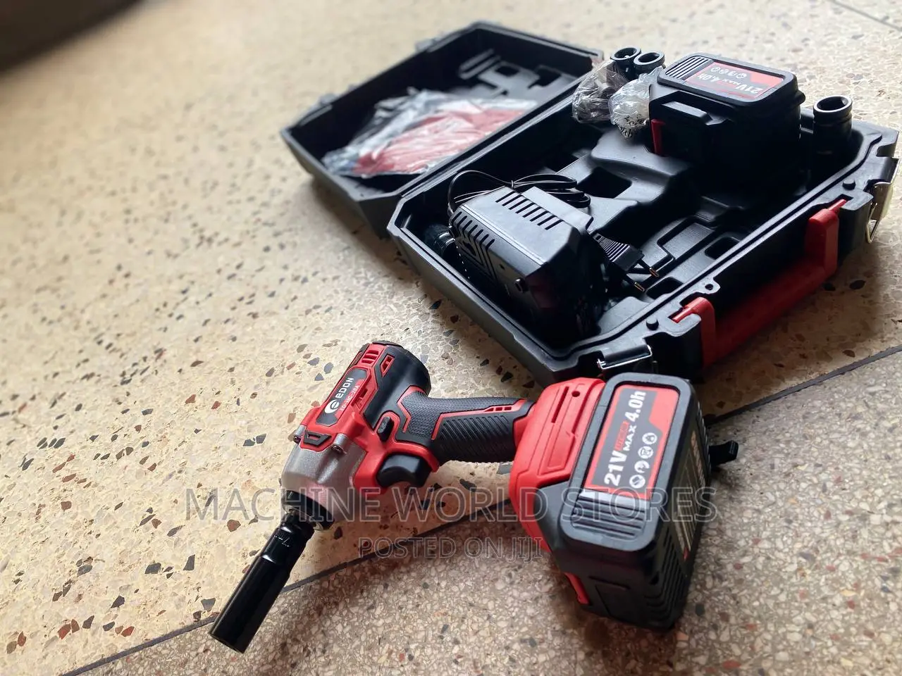 Rechargeable Impact Wrench (With All Accessories) Edon