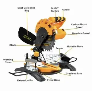 Ingco Mitre Saw 5000 RPM 1400W BMS14007