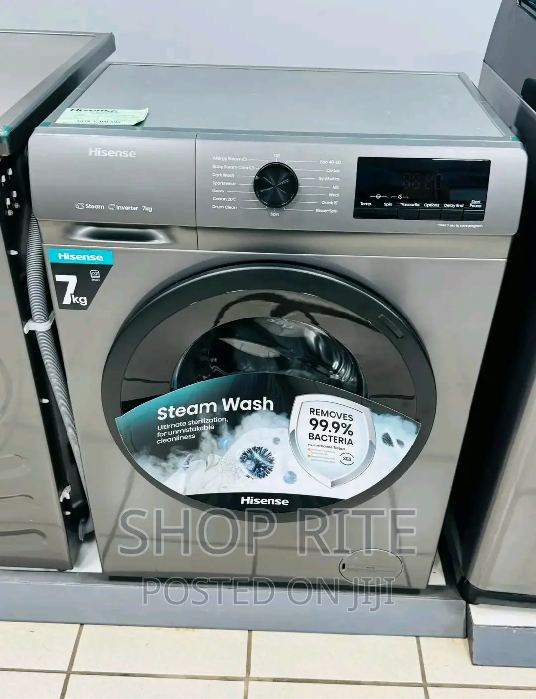 Hisense 7kgs Front Loader Washing Machine's New