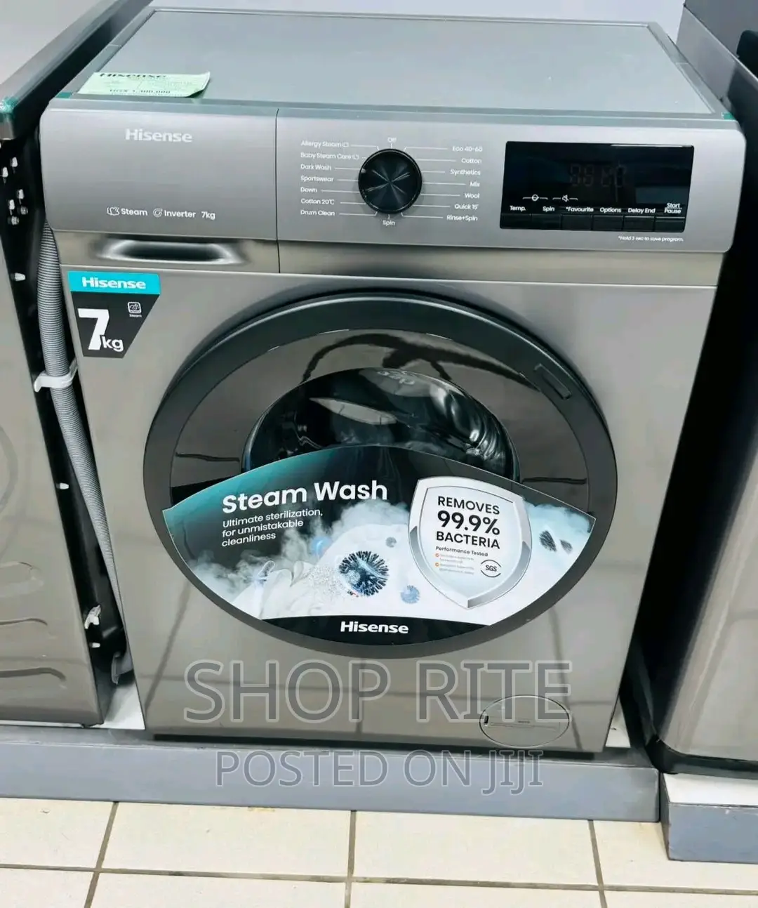 Hisense 7kgs Front Loader Washing Machine