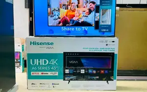 Hisense 43inches Uhd Smart Vida Led A6 Series TVS Original