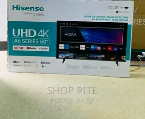 Hisense 50inch Smart Uhd TVS Original A6qs