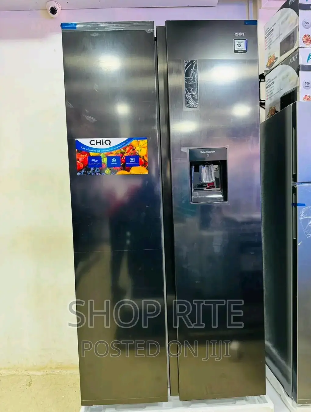 Chiq 560L Refrigerator Side by Side With Dispenser Original