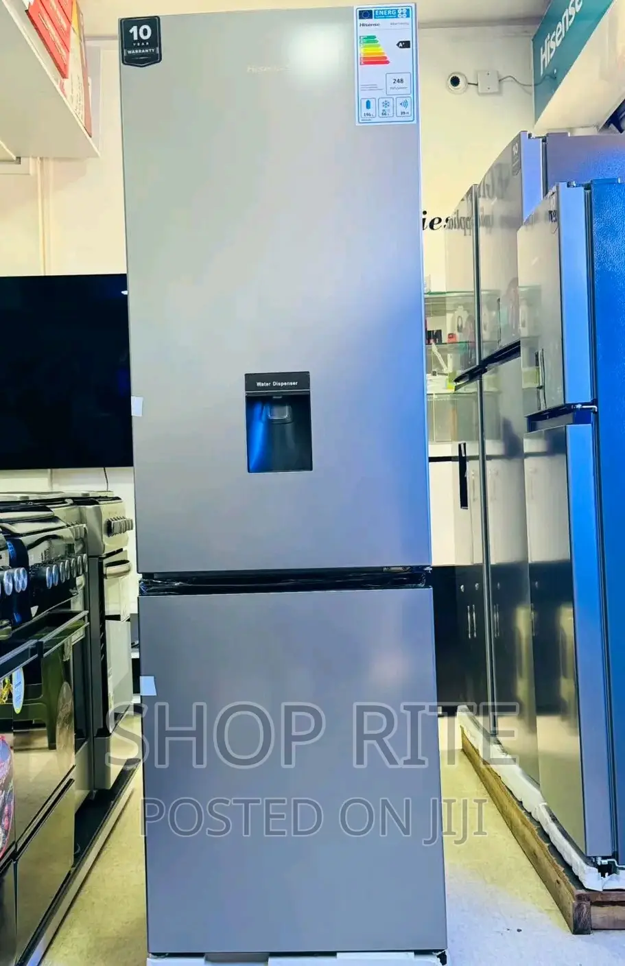 Hisense 341liters Refrigerators Double Door With Dispenser