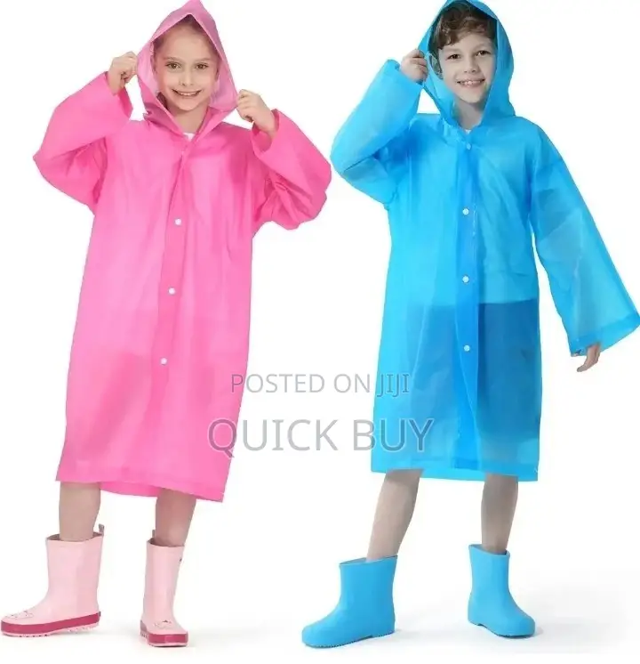 Kids Raincoat With Hood