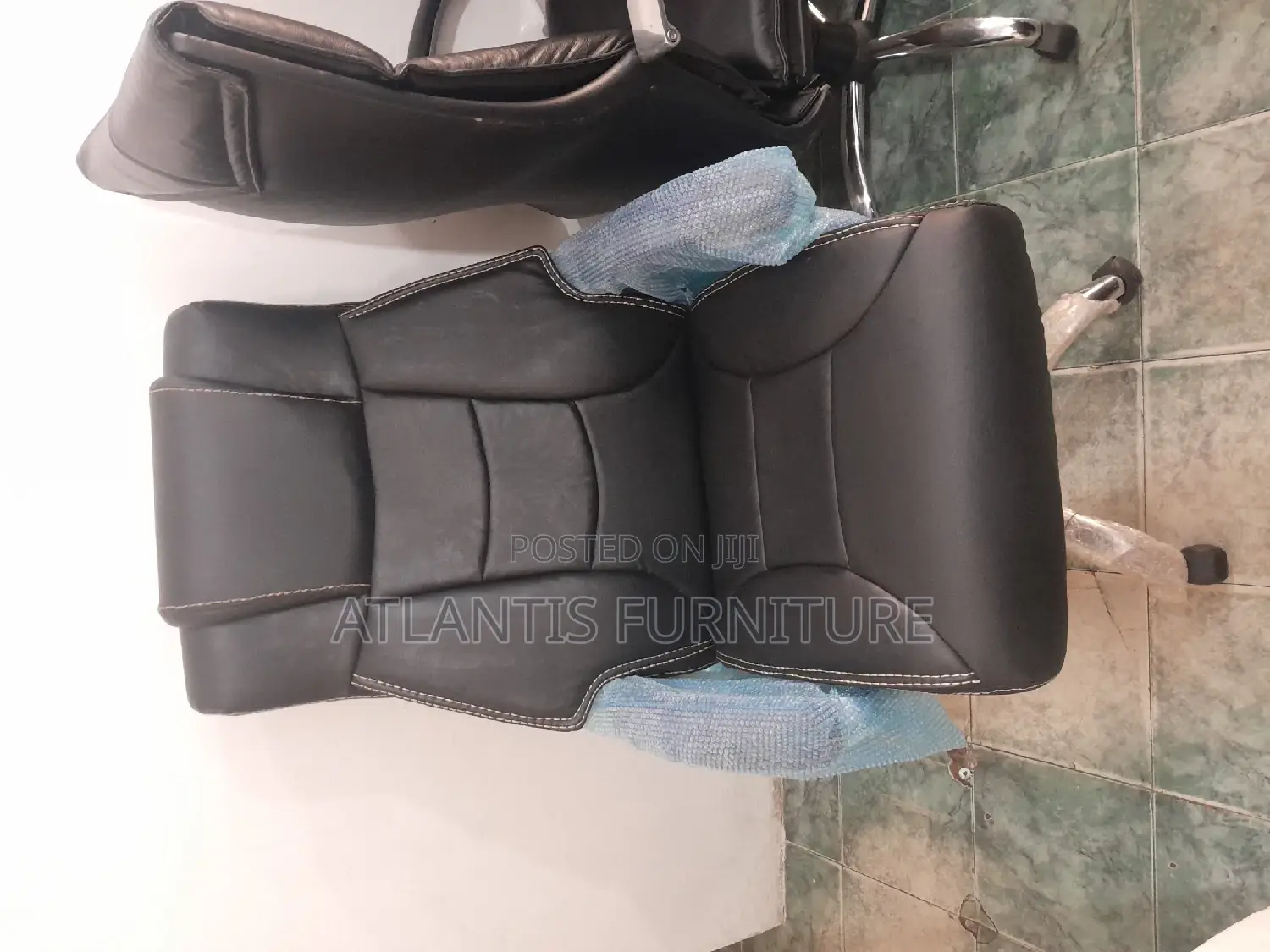 Black Leather Office Chair