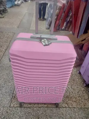Original Plastic Suitcases. Large.( Pink)