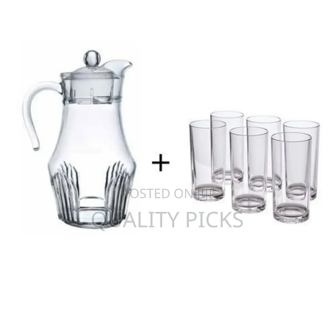Dining Water Jar With Glass