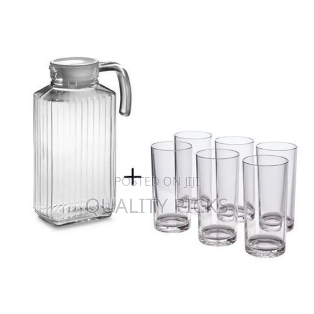 Dining Water Jar With Glass