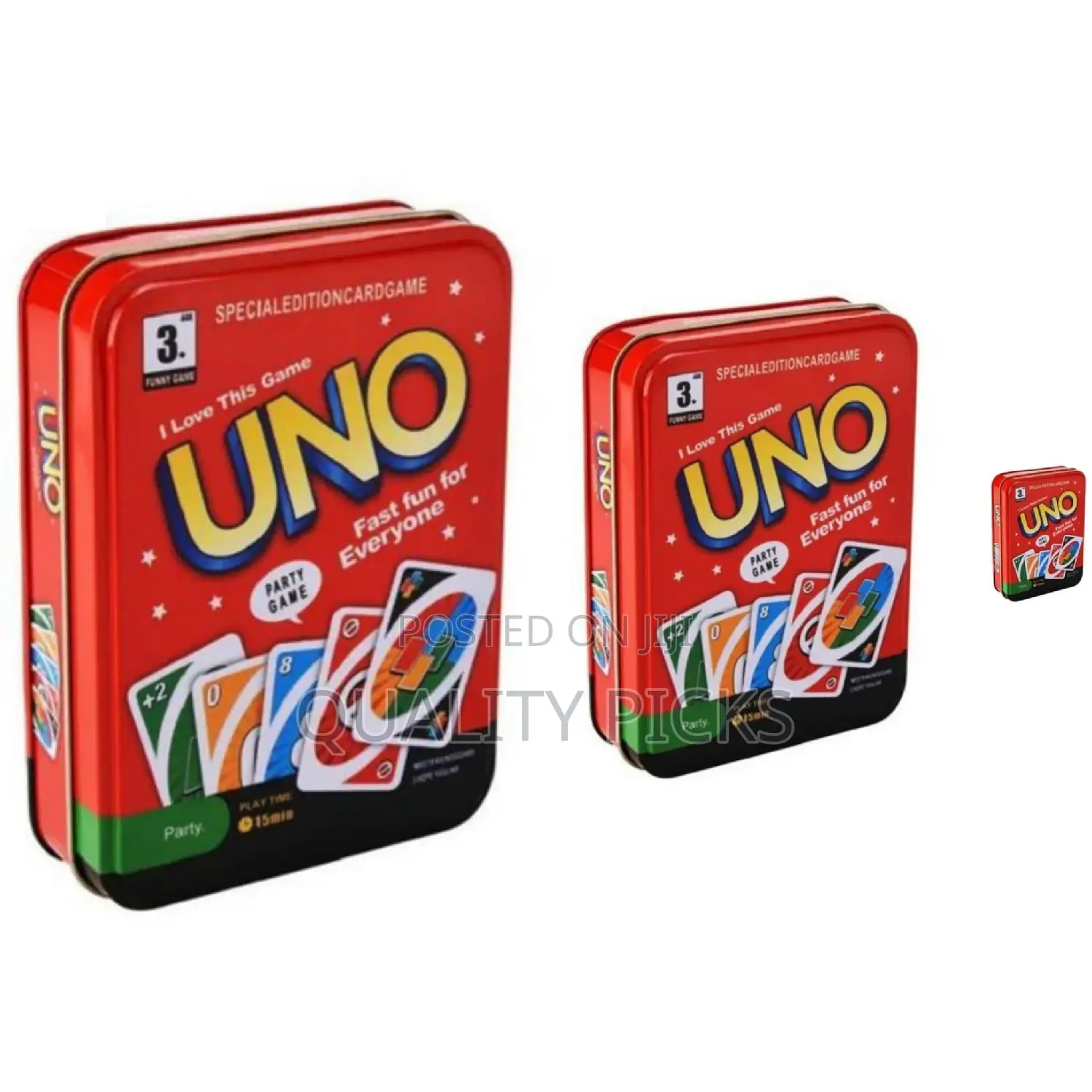 Iron Box Uno Board Game
