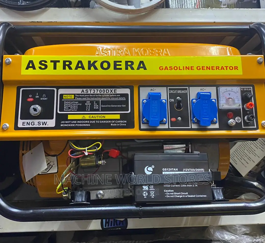 Petrol Generator 3.5kva (Astra Korea)