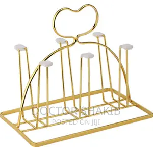6 Hook Cup Drying Holder Stand