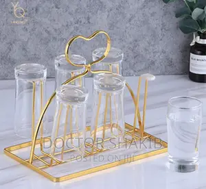 6 Hook Cup Drying Holder Stand