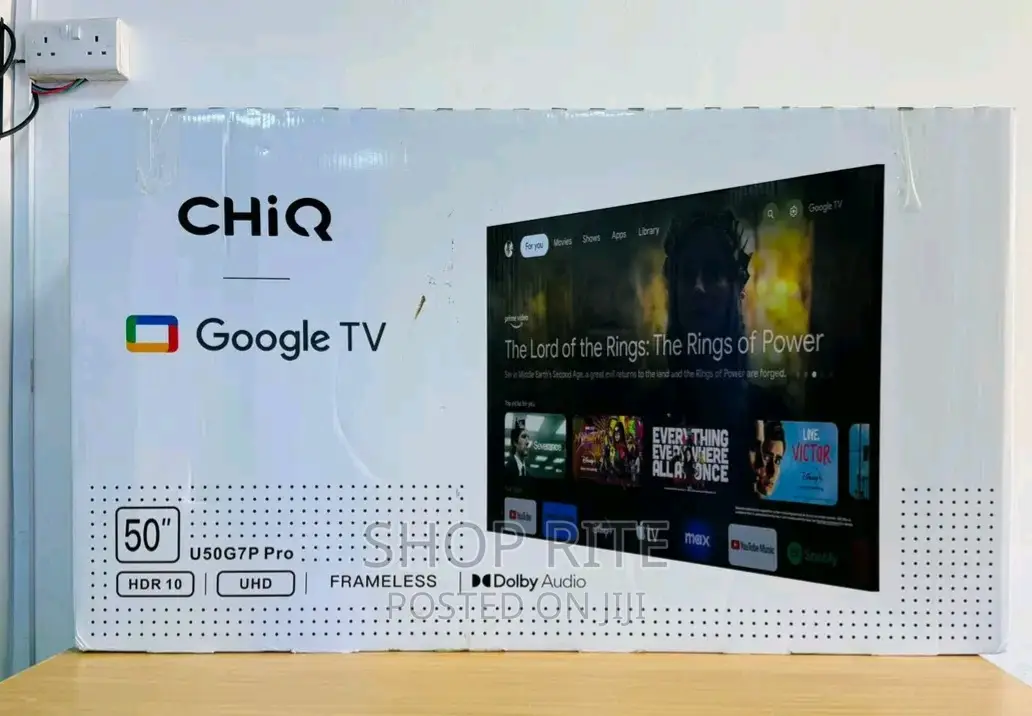 Chiq 50inch Smart Android Frameles TVS New