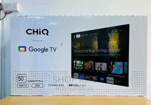 Chiq 50inch Smart Android Frameles TVS New