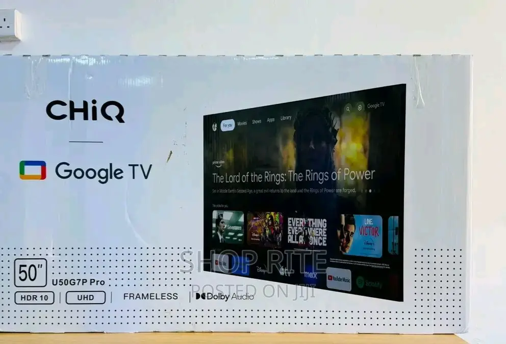 Chiq 50inch Smart Android TVS New