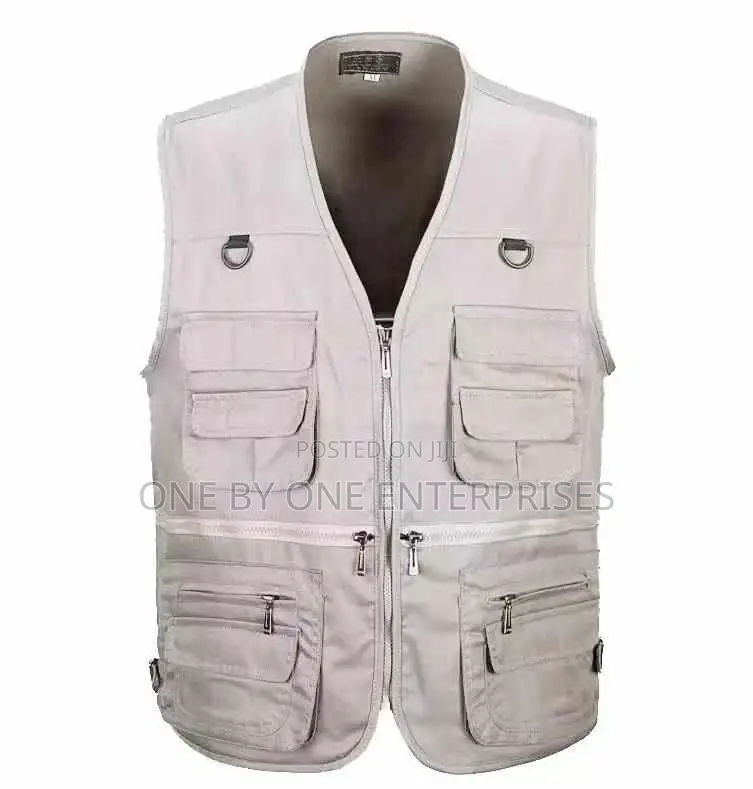 Press Vest With Multi-Pocket Zip Outdoor