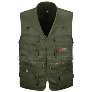 Press Vest With Multi-Pocket Zip Outdoor