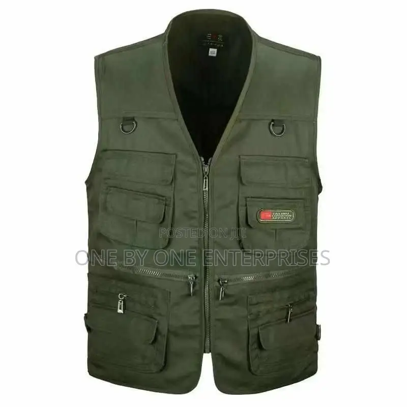 Photography Vest With Multi-Pocket Zip for Photography