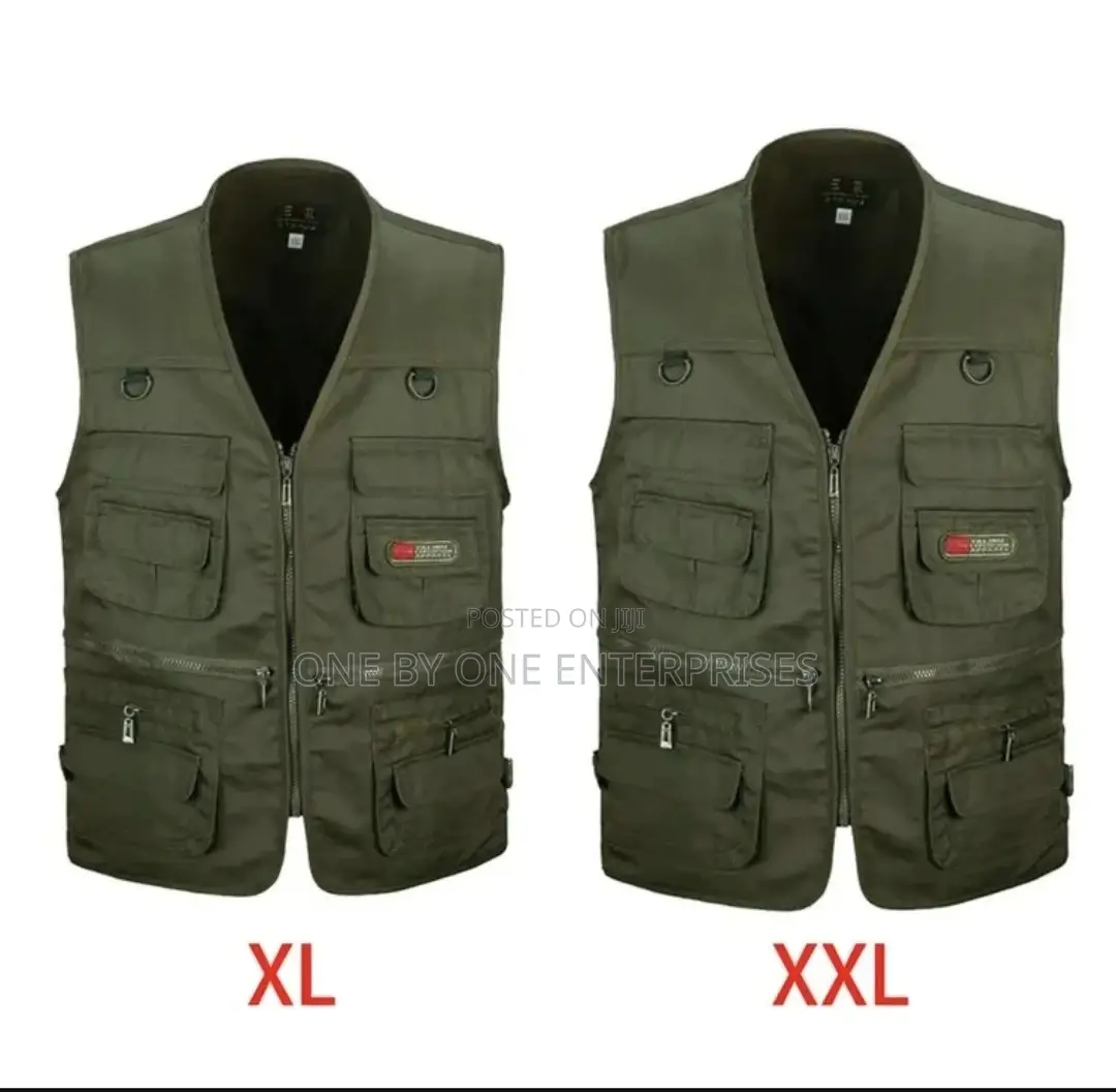 Photography Vest With Multi-Pocket Zip for Photography