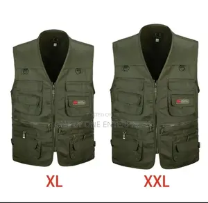 Photography Vest With Multi-Pocket Zip for Photography