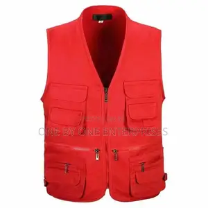 Fishing Vest With Multi-Pocket Zip for Hunting / Travel