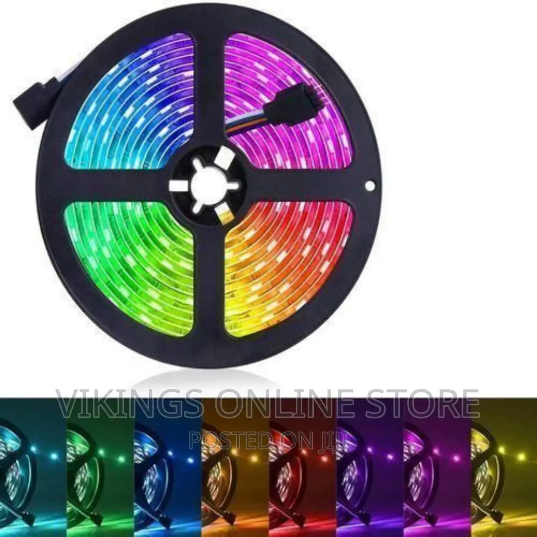 5M RGB Waterproof Light LED Light Bar Strip - Multicolour