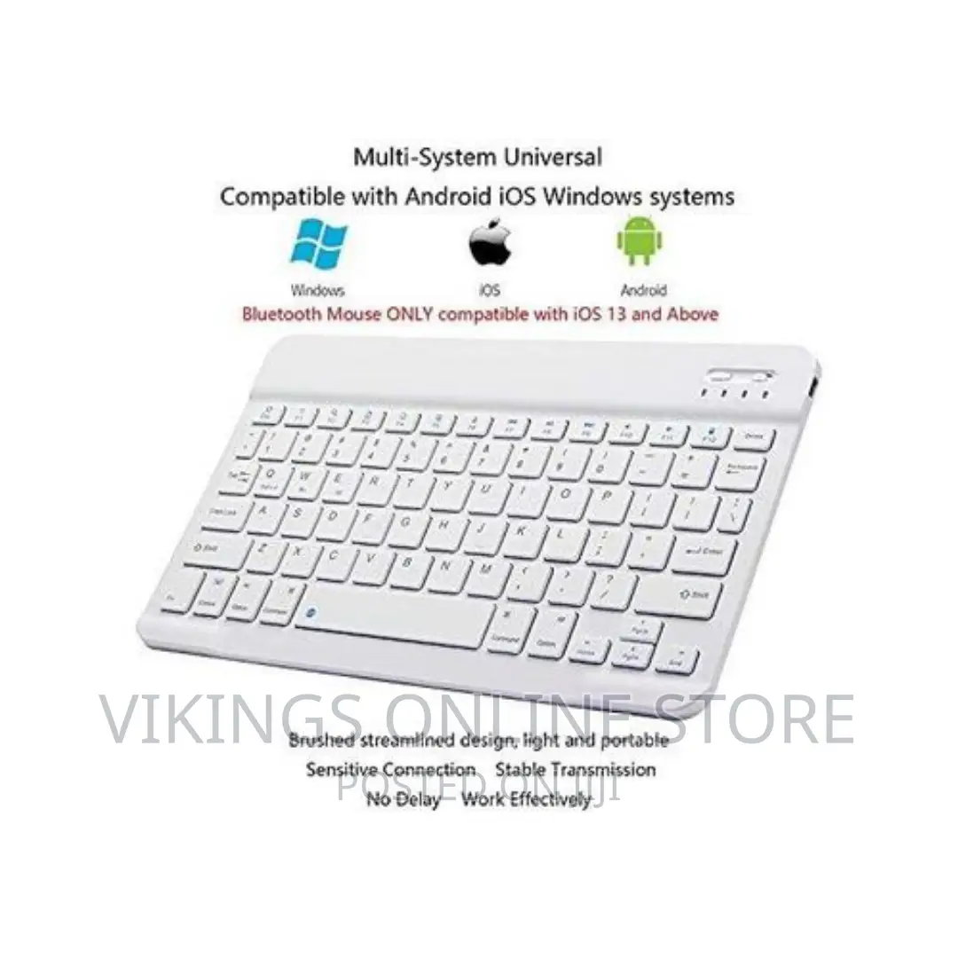 Mini Wireless Keyboard and Mouse Set Rechargeable -