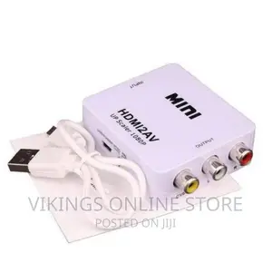 HDMI TO AV Scaler Adapter HD Video Composite Converter HDMI