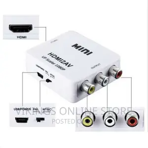HDMI TO AV Scaler Adapter HD Video Composite Converter HDMI