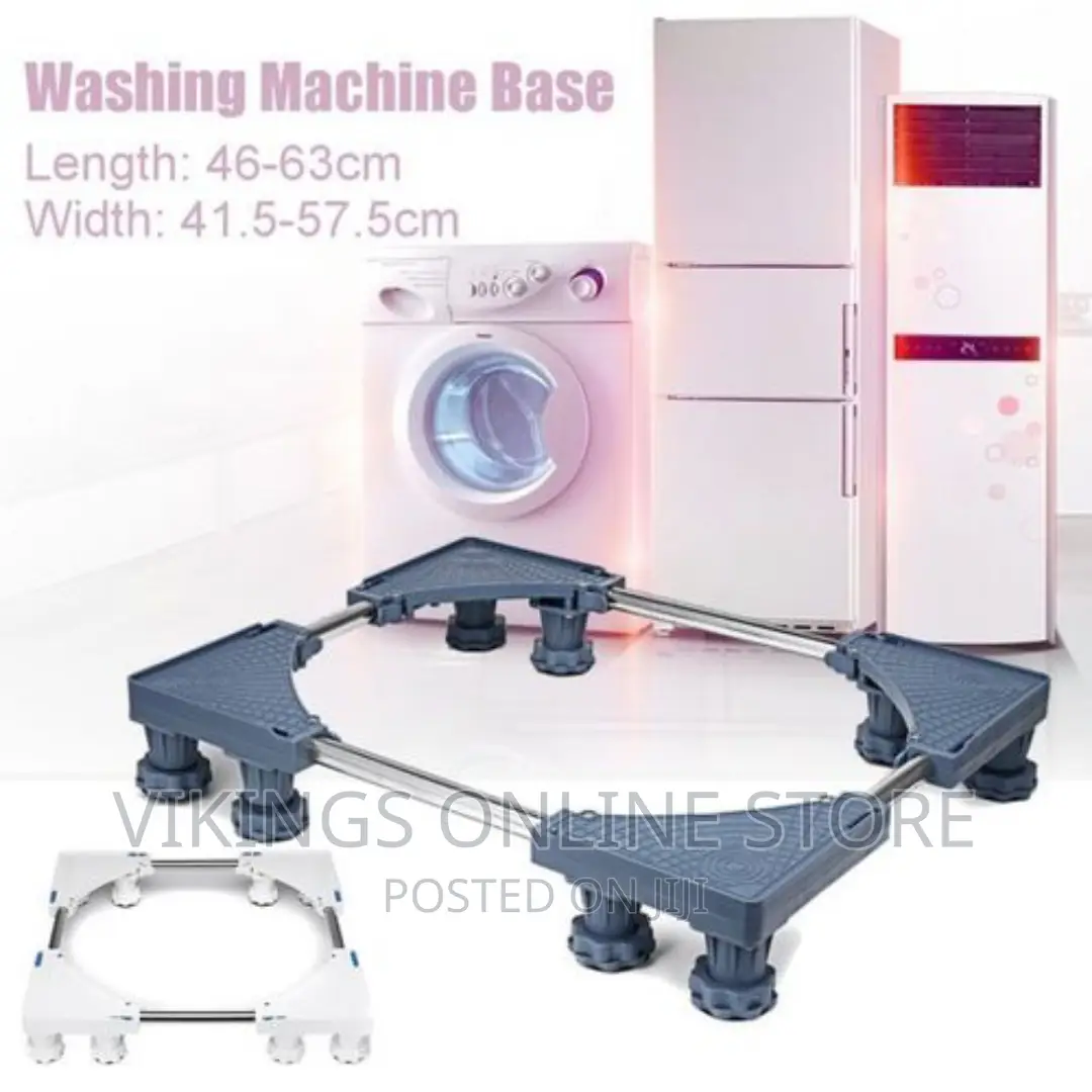 Universal Adjustable Washing Machine Fridge Base Stand