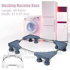 Universal Adjustable Washing Machine Fridge Base Stand