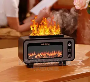 3D Fireplace Aroma Humidifier