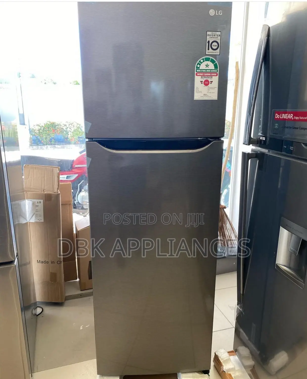 LG 442L Double Door Refrigerator Smart Inverter 10yr Warrant