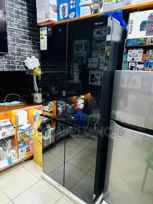 Hisense 610l Four Door Side by Side Fridge With Dispenser