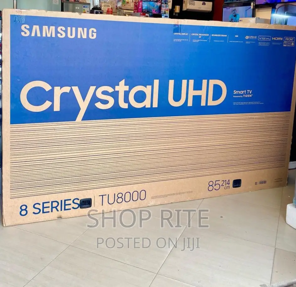 Samsung 85inch Crystal Uhd Smart TVS