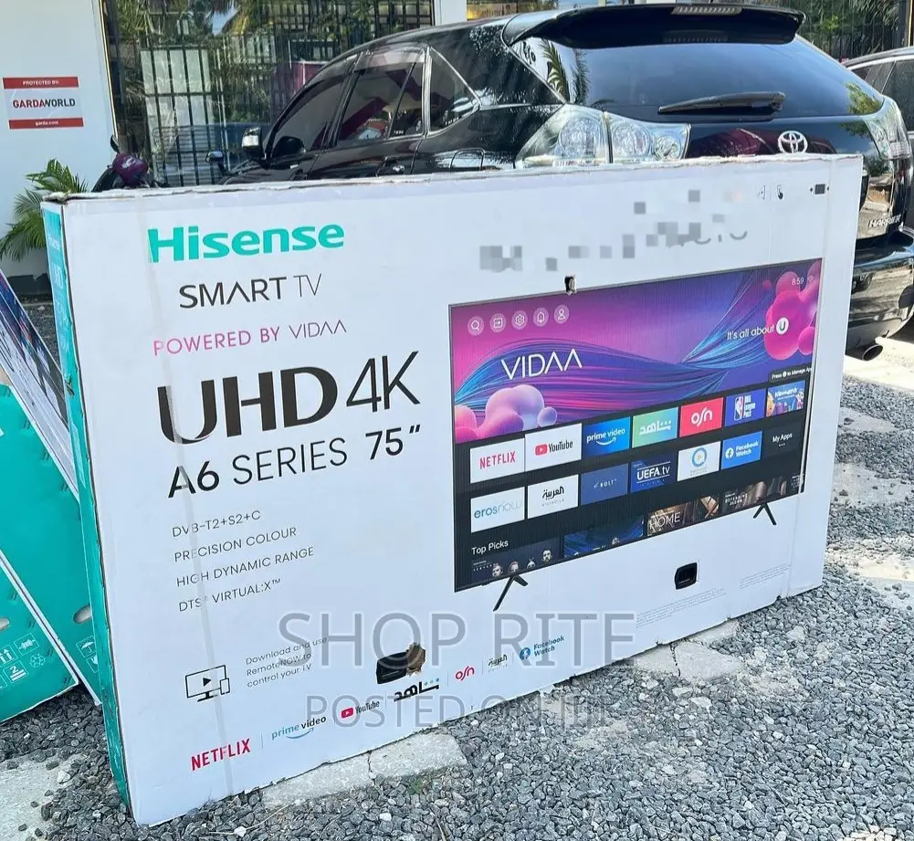 Hisense 75inches Smart Uhd TVS