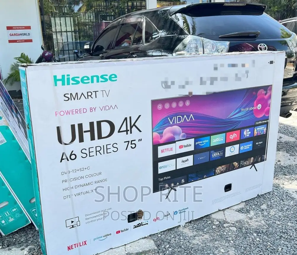 Original Hisense 75inch Smart Uhd TVS A6 Series