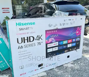 Original Hisense 75inch Smart Uhd TVS A6 Series
