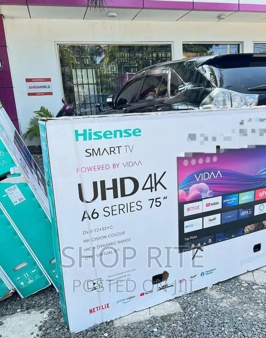 Original Hisense 75inch Smart Uhd TVS A6 Series