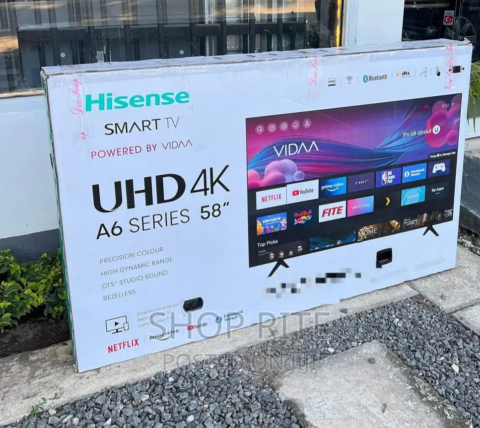Hisense 58 Inches Uhd Smart Vida TVS Original