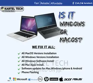 Software Installation,Windows Macos