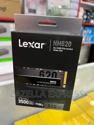 Lexar Nm620 SSD 512gb Pcie Gen3 Nvme M.2 2280 Internal
