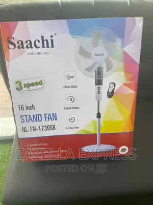 Saachi 16"Stand Fan With Remote