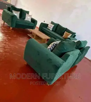 Green Sofa Set of 7 Seaters Call Us On