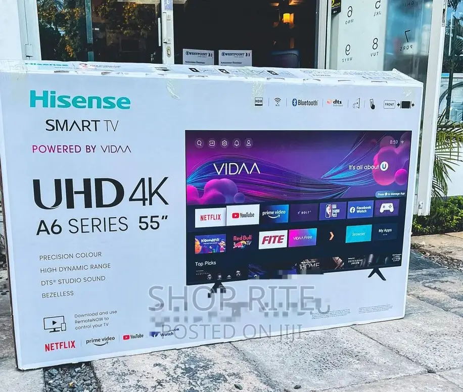 Hisense 55inches Uhd4k Smart TVS Authentic