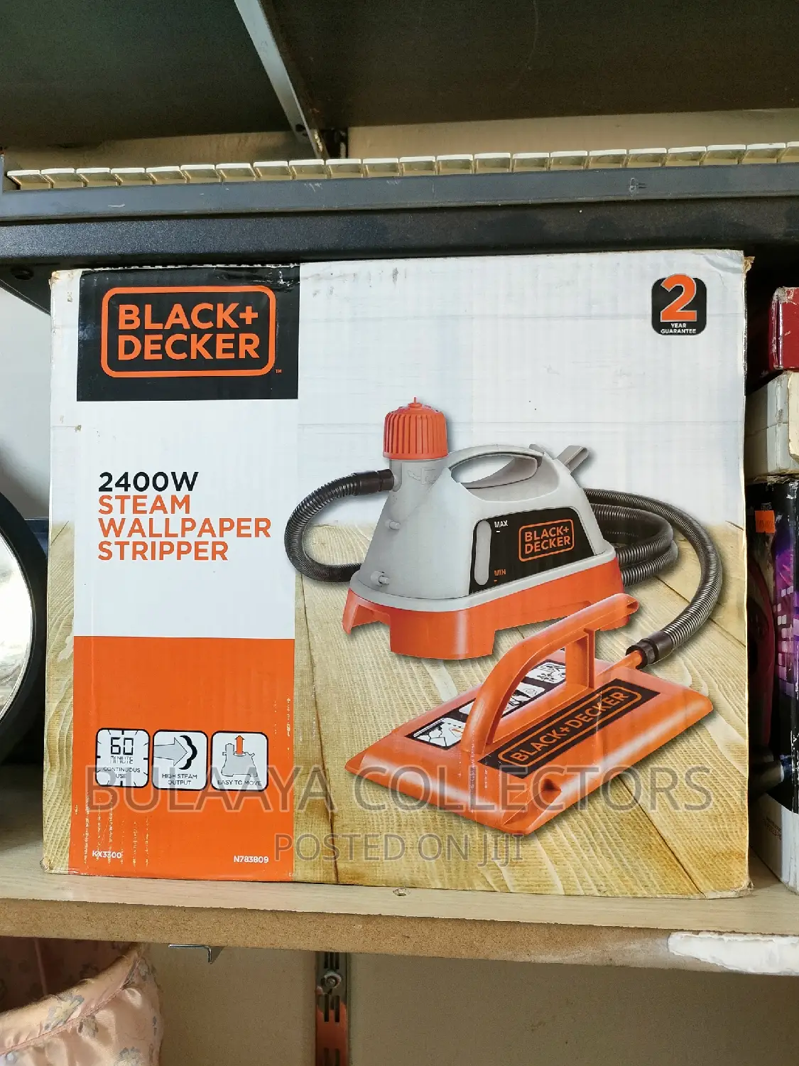 Black Decker UK Used Steam Wallpaper Stripper 2400W