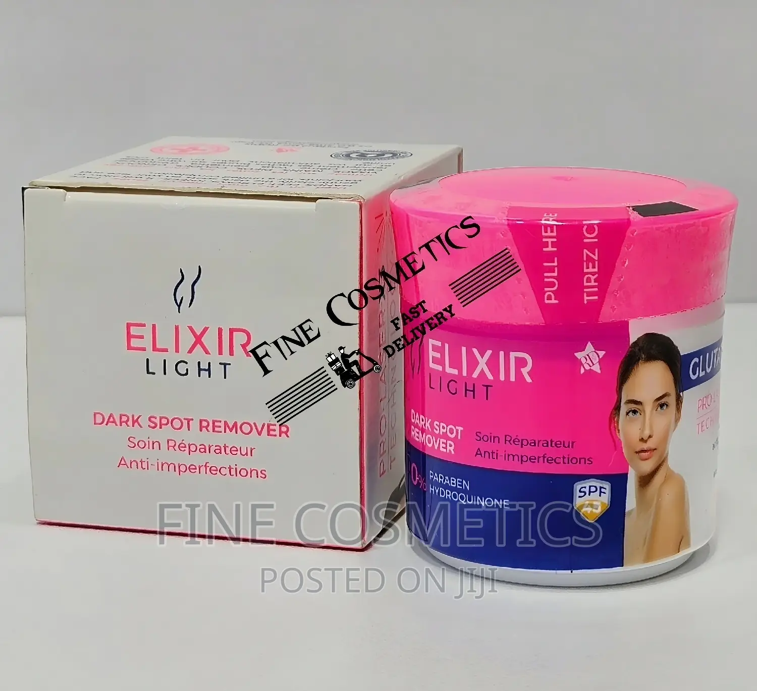 Elixir Light Dark Spots Remover Glutathione Lightening Cream